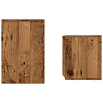 Stablebare Salongbord 2 Stk Gammelt Tre Konstruert Tre