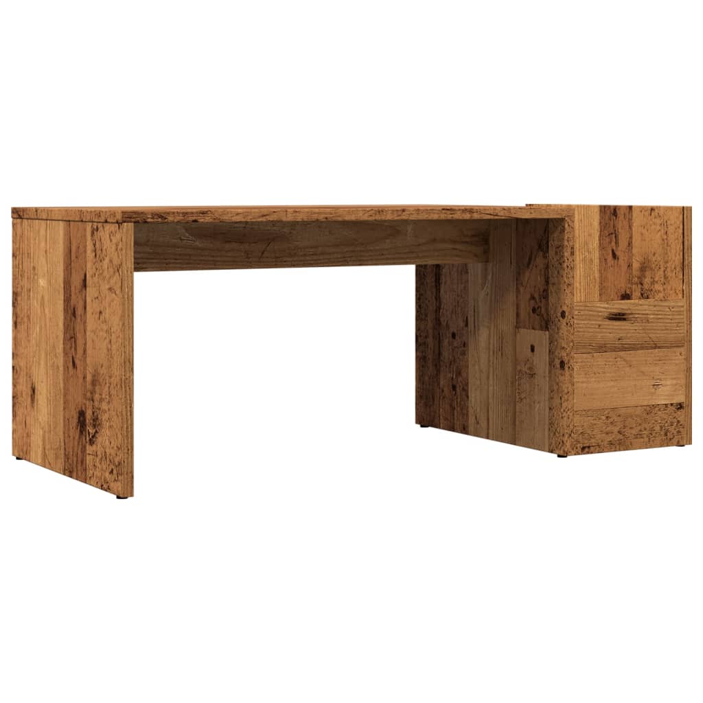 Salongbord Gammelt Tre 90X45X35 Cm Konstruert Tre