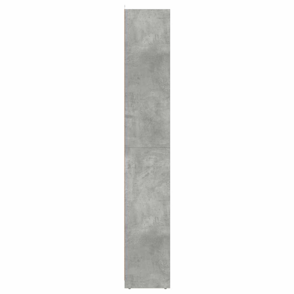 Baderomsskap Betonggrå 30X30X183,5 Cm Sponplate