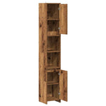 Baderomsskap Gammelt Tre 30X30X183,5 Cm Konstruert Tre