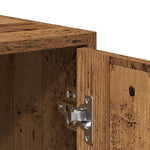 Baderomsskap Gammelt Tre 30X30X183,5 Cm Konstruert Tre