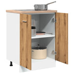 Bunnskap &quot;Lyon&quot; Artisan Eik 60X46X81,5 Cm Konstruert Tre