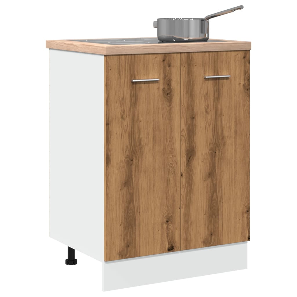 Bunnskap &quot;Lyon&quot; Artisan Eik 60X46X81,5 Cm Konstruert Tre