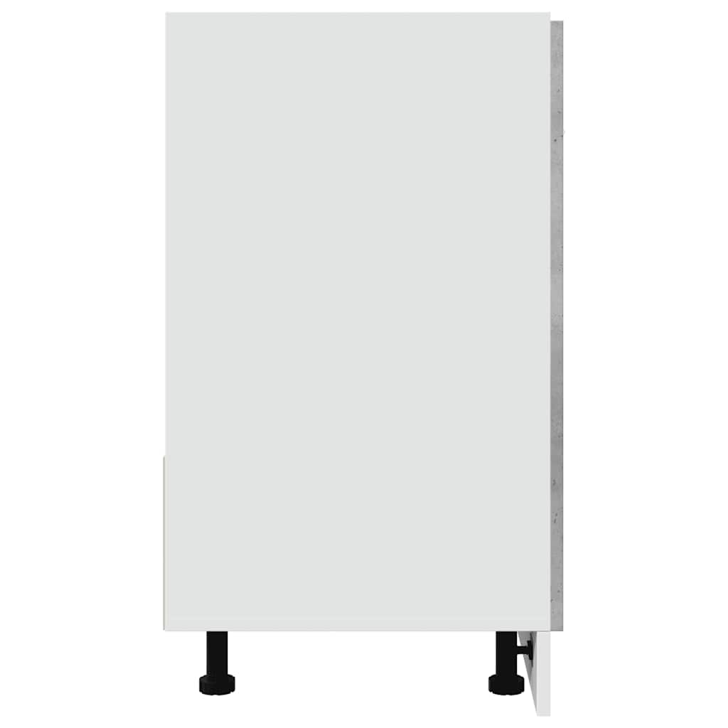 Bunnskap Til Vask &quot;Lyon&quot; Betonggrå 80X46X81,5 Cm Sponplate