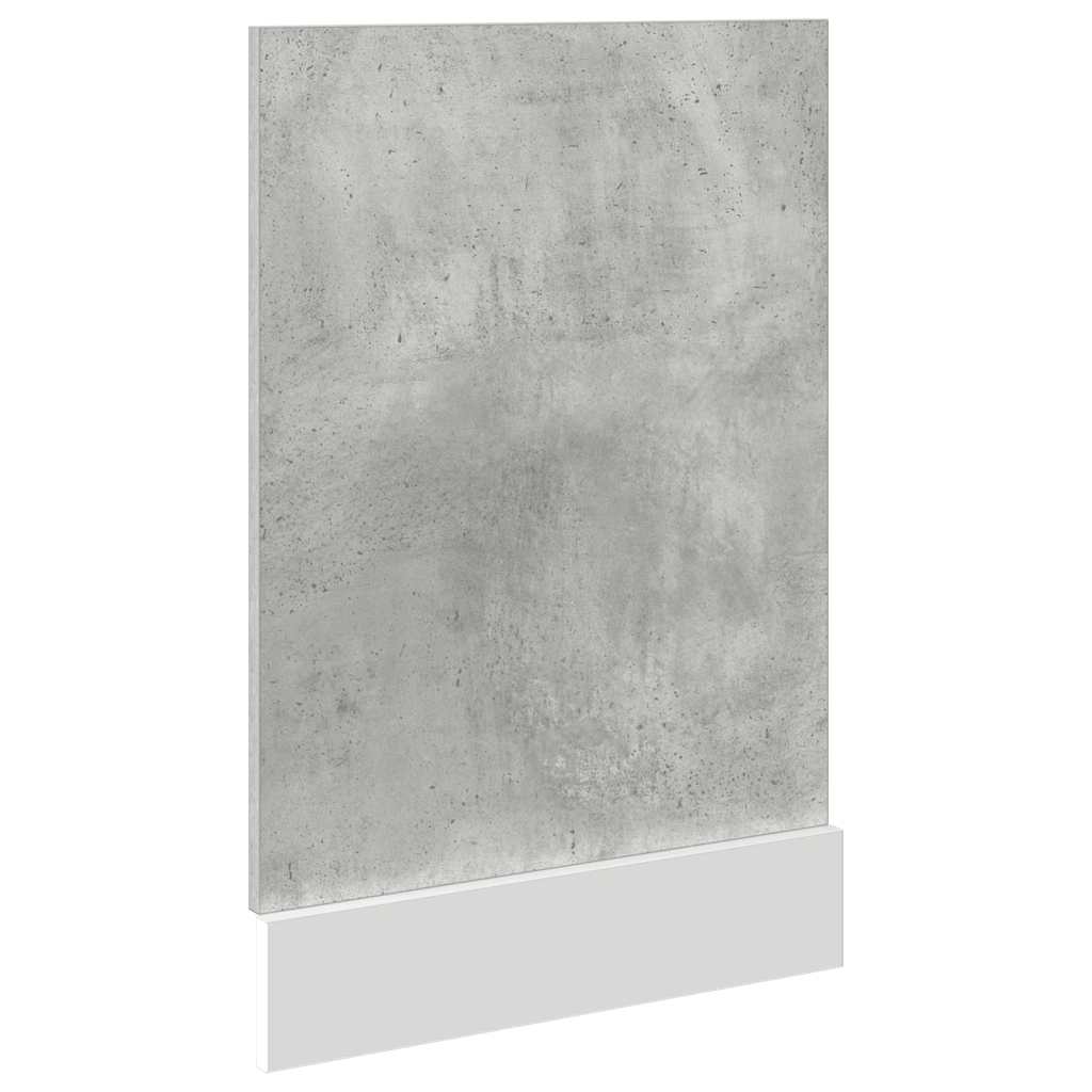 Oppvaskmaskinspanel &quot;Lyon&quot; Betonggrå 45X3X67 Cm