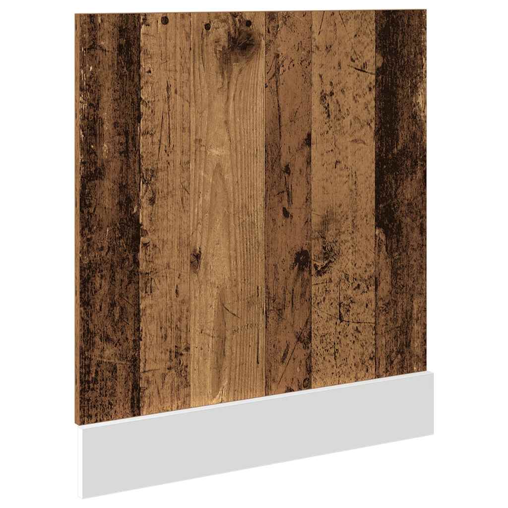 Oppvaskmaskinspanel &quot;Lyon&quot; Gammelt Tre 60X1,5X67 Cm