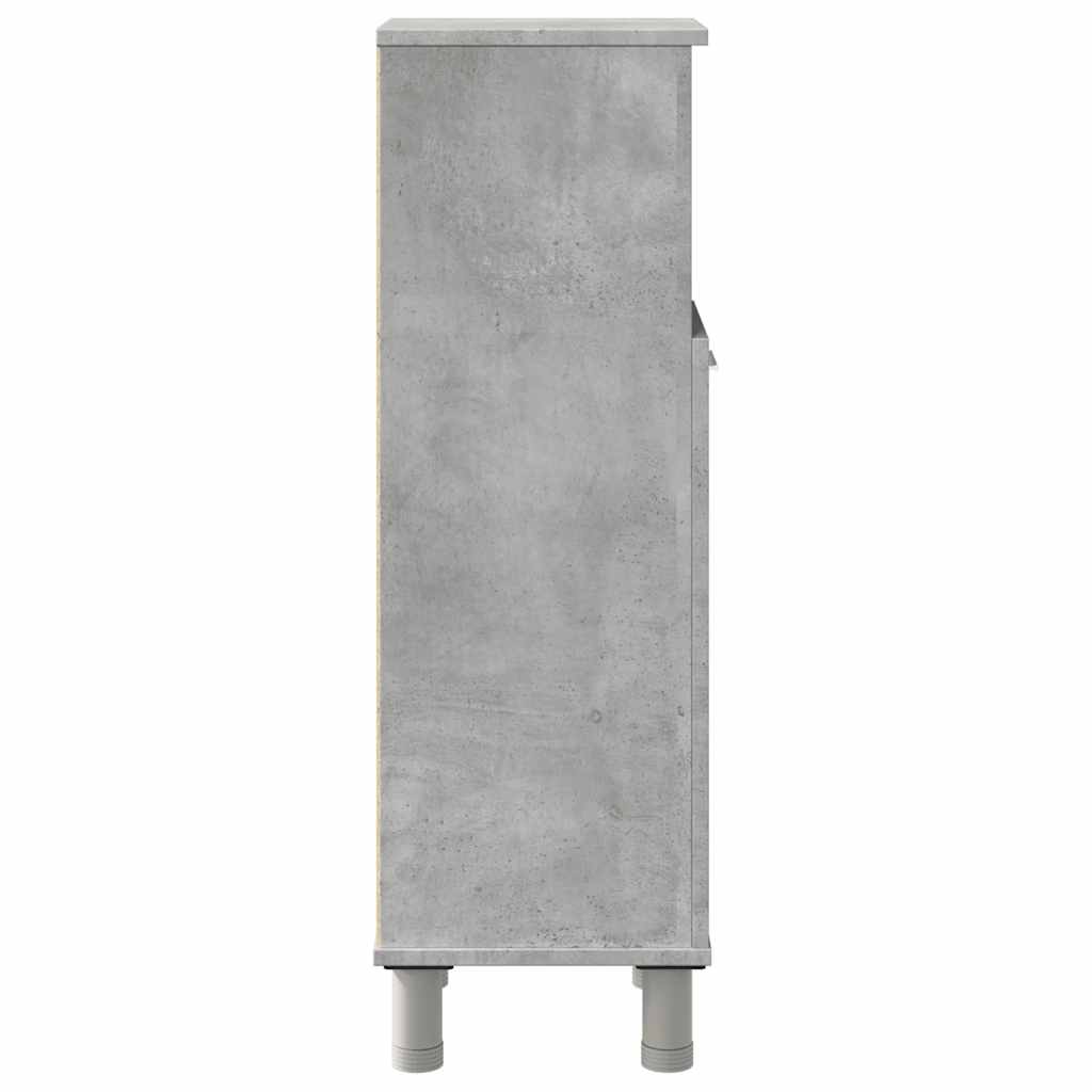 Baderomsskap Betonggrå 30X30X95 Cm Sponplate
