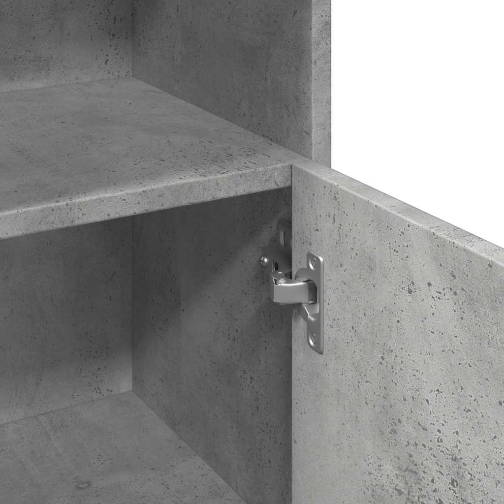 Baderomsskap Betonggrå 30X30X95 Cm Sponplate