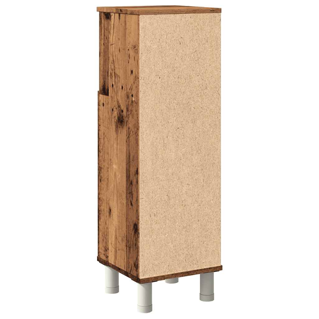 Baderomsskap Gammelt Tre 30X30X95 Cm Konstruert Tre