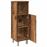 Baderomsskap Gammelt Tre 30X30X95 Cm Konstruert Tre