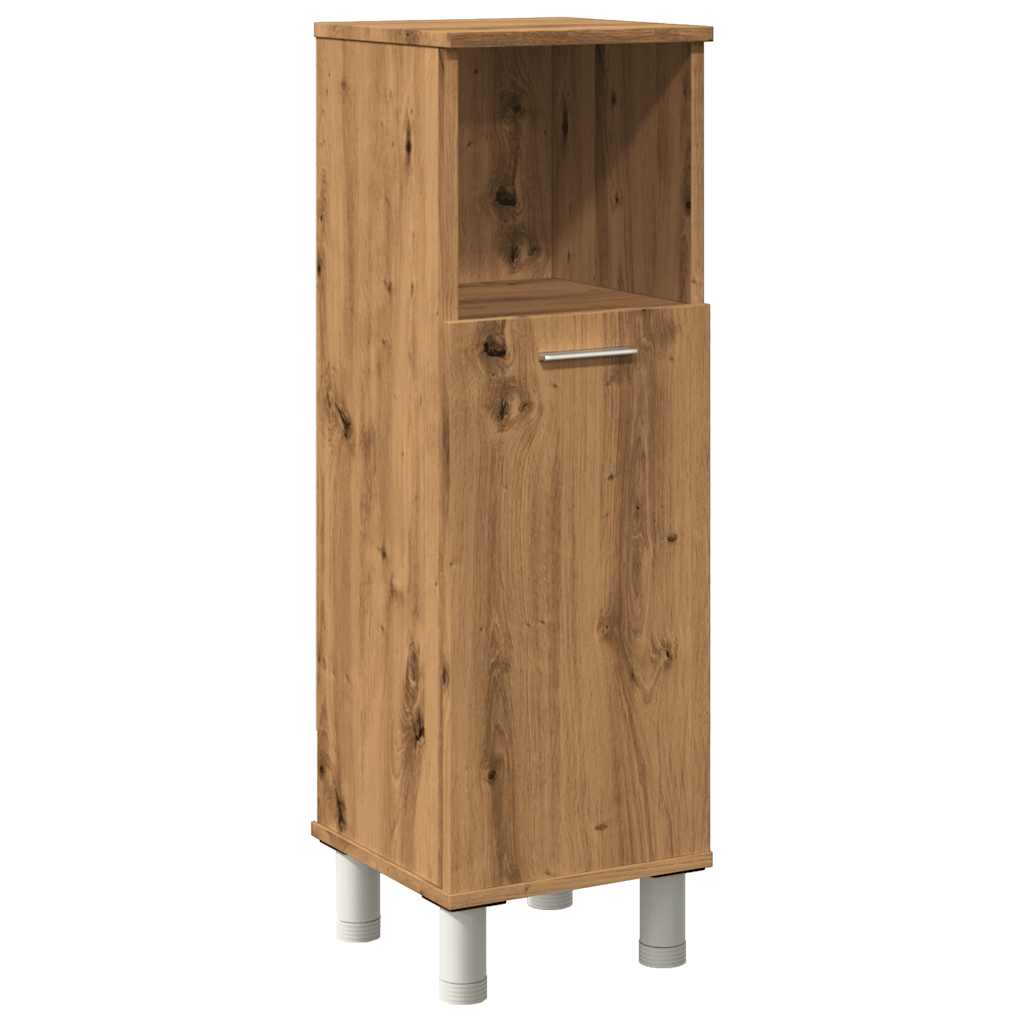 Baderomsskap Artisan Eik 30X30X95 Cm Konstruert Tre
