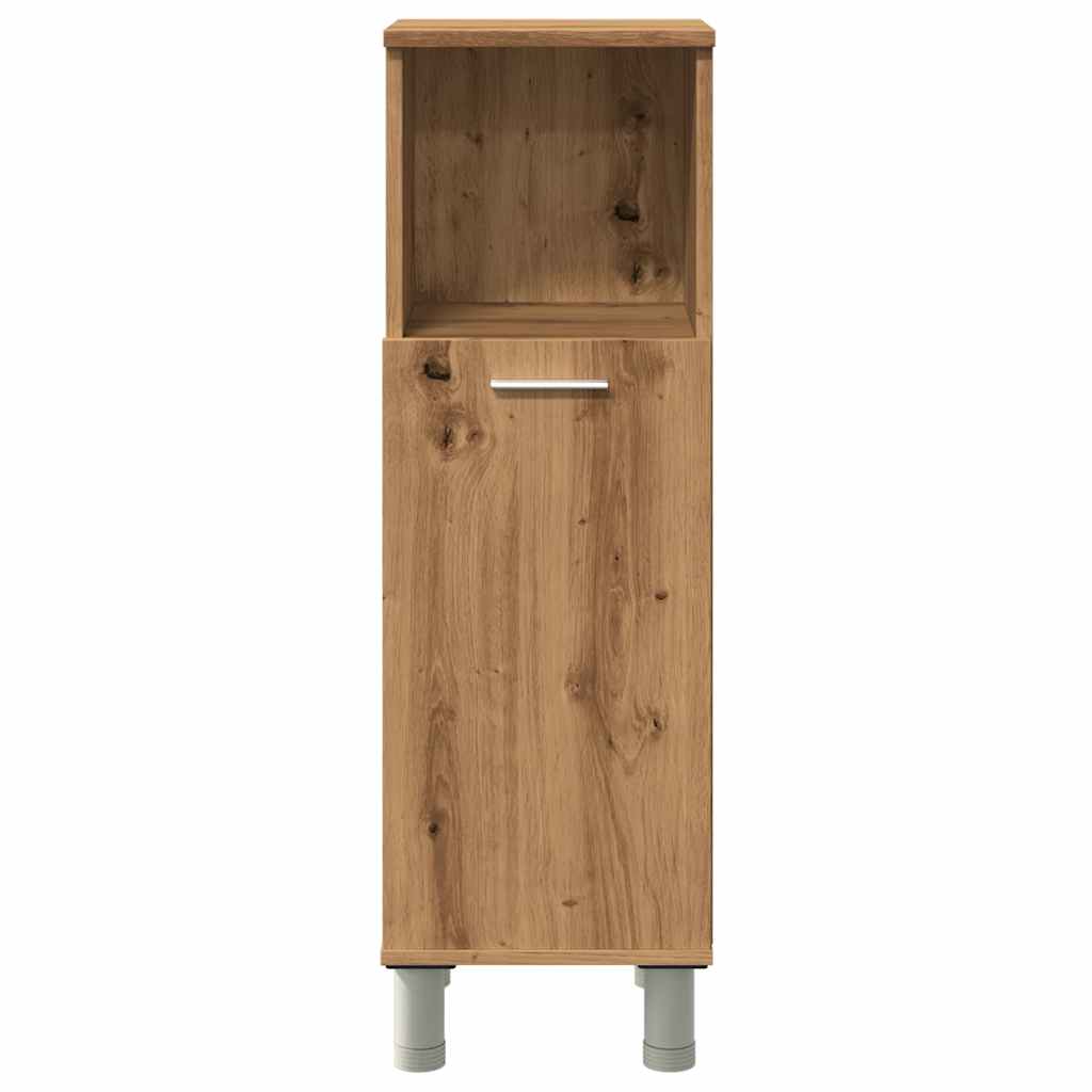Baderomsskap Artisan Eik 30X30X95 Cm Konstruert Tre