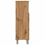 Baderomsskap Artisan Eik 30X30X95 Cm Konstruert Tre