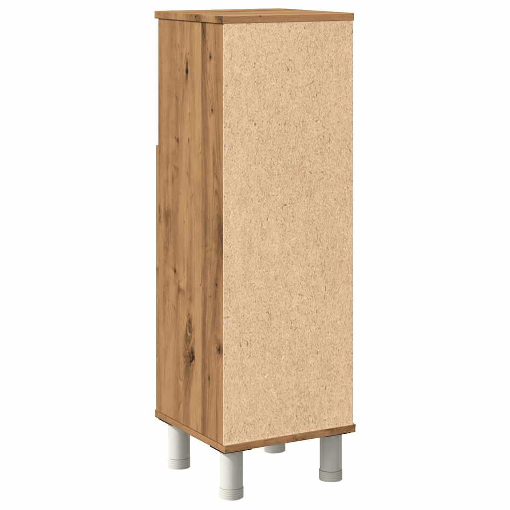 Baderomsskap Artisan Eik 30X30X95 Cm Konstruert Tre