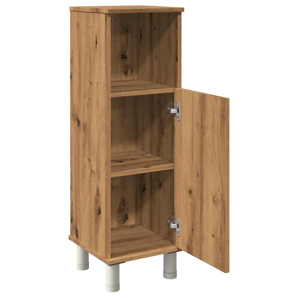 Baderomsskap Artisan Eik 30X30X95 Cm Konstruert Tre