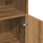 Baderomsskap Artisan Eik 30X30X95 Cm Konstruert Tre