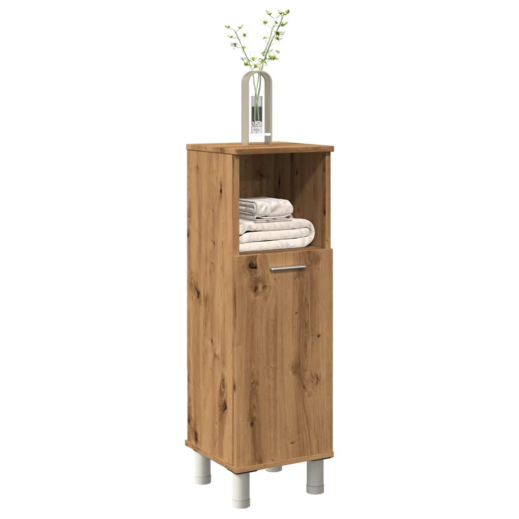 Baderomsskap Artisan Eik 30X30X95 Cm Konstruert Tre