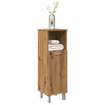 Baderomsskap Artisan Eik 30X30X95 Cm Konstruert Tre