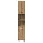 Baderomsskap Artisan Eik 30X30X179 Cm Konstruert Tre