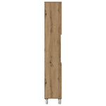 Baderomsskap Artisan Eik 30X30X179 Cm Konstruert Tre