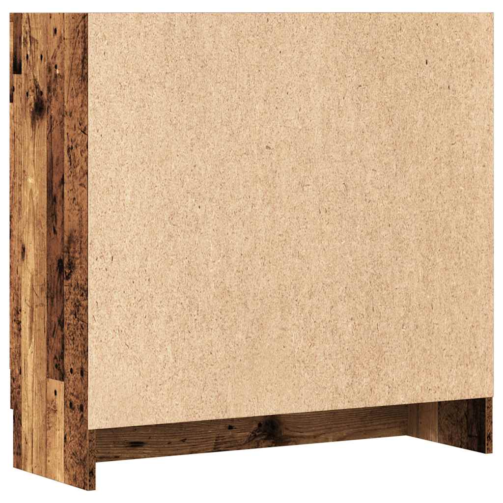 Bokhylle Gammelt Tre 82,5X30,5X80 Cm Konstruert Tre