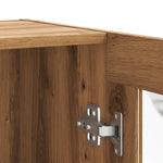 Skjenk Artisan Eik 120X30,5X70 Cm Konstruert Tre