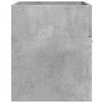 Servantskap Betonggrå 90X38,5X46 Cm Konstruert Tre