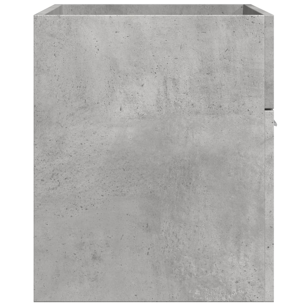 Servantskap Betonggrå 90X38,5X46 Cm Konstruert Tre