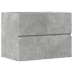 Baderomsskap Betonggrå 60X38,5X45 Cm Konstruert Tre