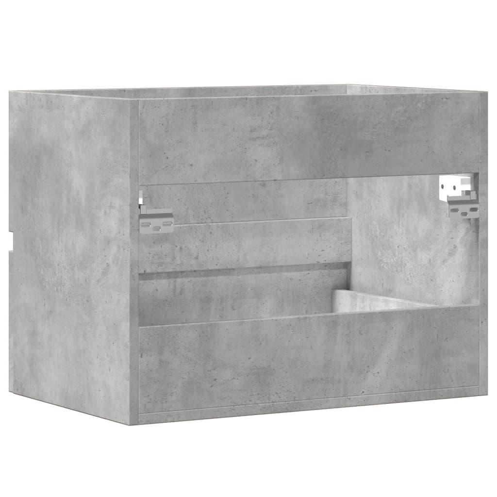 Baderomsskap Betonggrå 60X38,5X45 Cm Konstruert Tre