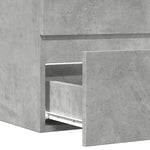 Baderomsskap Betonggrå 60X38,5X45 Cm Konstruert Tre