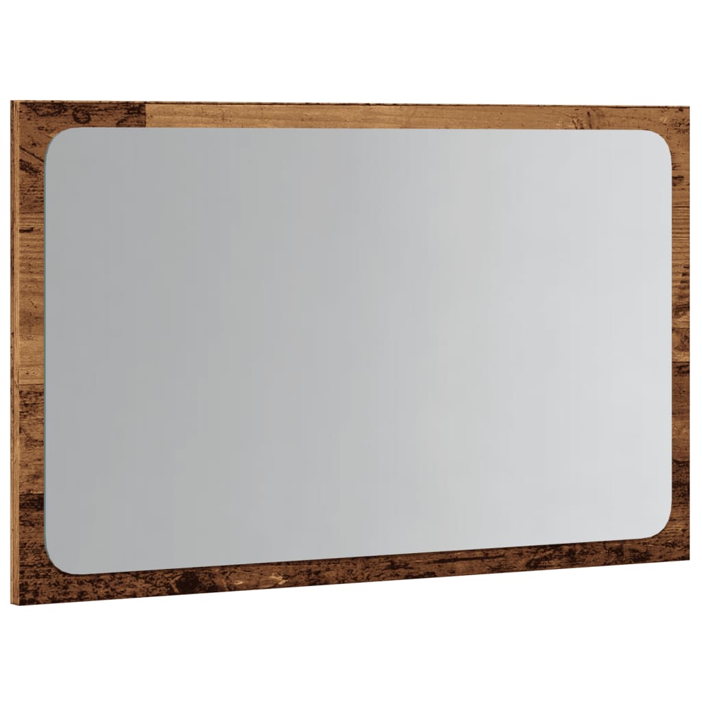 Baderomsspeil Med Led-Lys Betonggrå 60X8,5X38 Cm