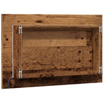 Baderomsspeil Med Led-Lys Betonggrå 60X8,5X38 Cm