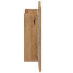 Speilskap Med Led Artisan Eik 40X12X45 Cm Konstruert Tre