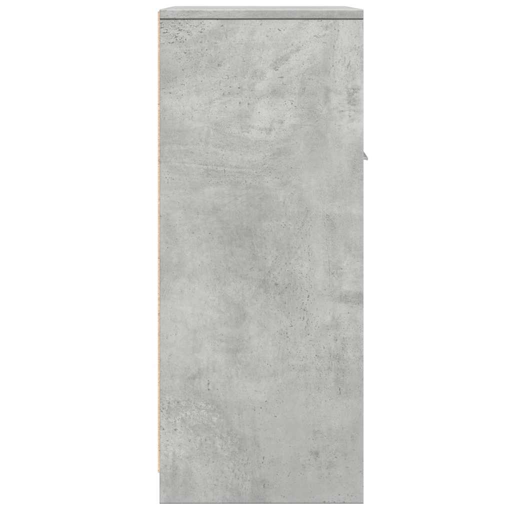 Baderomsskap Betonggrå 60X33X80 Cm Sponplate