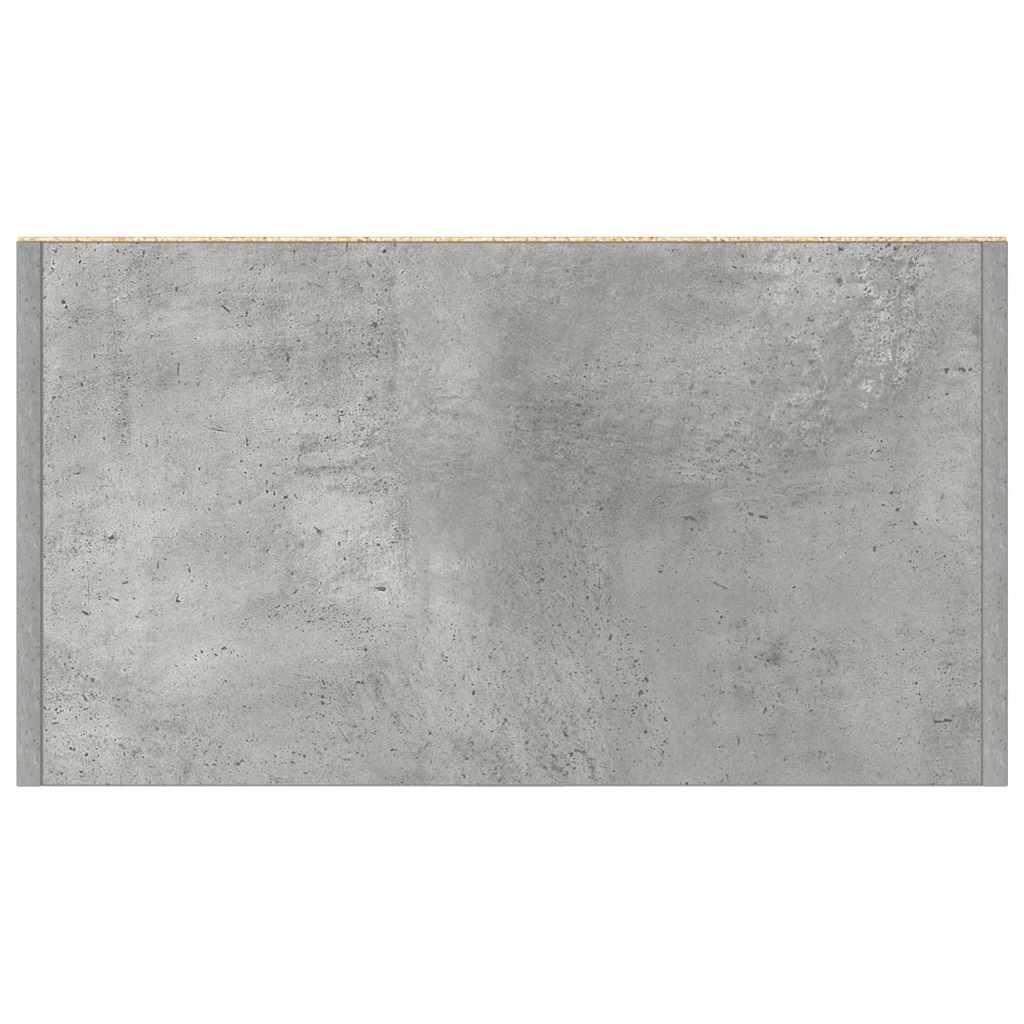 Baderomsskap Betonggrå 60X33X80 Cm Sponplate
