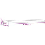 Vegghyller 4 Stk Gammelt Tre 40X10X1,5 Cm Konstruert Tre