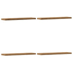 Vegghyller 4 Stk Artisan Eik 40X10X1,5 Cm Konstruert Tre
