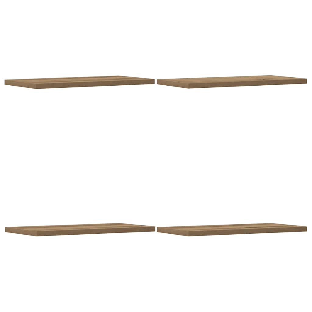 Vegghyller 4 Stk Artisan Eik 40X20X1,5 Cm Konstruert Tre