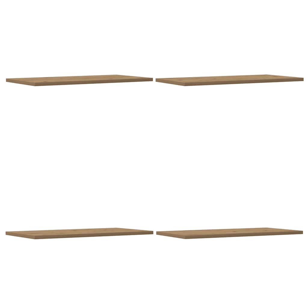 Vegghyller 4 Stk Artisan Eik 60X30X1,5 Cm Konstruert Tre