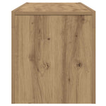 Tv-Benk Med Led-Lys Artisan Eik 120X36,5X40 Cm Konstruert Tre