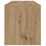 Tv-Benk Med Led-Lys Artisan Eik 140X36,5X40 Cm Konstruert Tre
