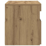 Tv-Benk Med Led-Lys Artisan Eik 60X35X40 Cm Konstruert Tre