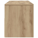 Tv-Benk Med Led-Lys Artisan Eik 120X35X40 Cm Konstruert Tre