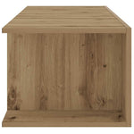 Tv-Benk Med Led-Lys Artisan Eik 135X39X30 Cm Konstruert Tre