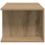 Tv-Benk Med Led-Lys Artisan Eik 90X39X30 Cm Konstruert Tre