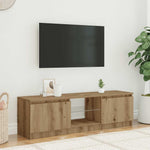 Tv-Benk Med Led-Lys Artisan Eik 120X30X36 Cm Konstruert Tre