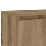 Tv-Benk Med Led-Lys Artisan Eik 120X30X36 Cm Konstruert Tre