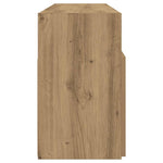 Tv-Benk Med Led-Lys Artisan Eik 120X30X50 Cm Konstruert Tre
