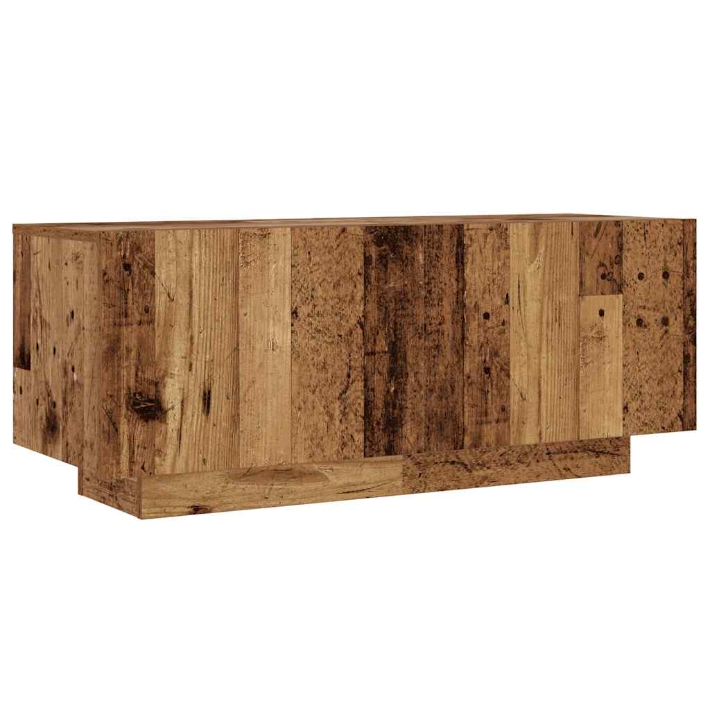 Tv-Benk Gammelt Tre 100X35X40 Cm Konstruert Tre